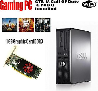 Del optiplex 780 Gaming PC  3.0GHz - 8GB Ram - 500 Hard drive -Free WIFI -1GB DDR3 Graphic card 3 Games Installed