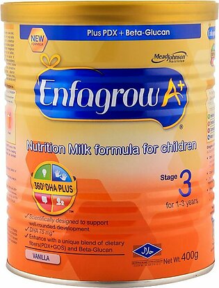 Enfagrow A+3 Growing Up Milk Powder Vanilla 400gm