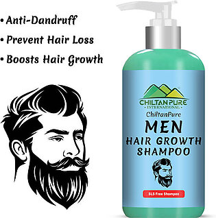 Men Hair Growth Shampoo – Boosts Hair Growth, Restores Hair Manageability, Prevents Hair Loss, Fix Oily & Greasy Hair