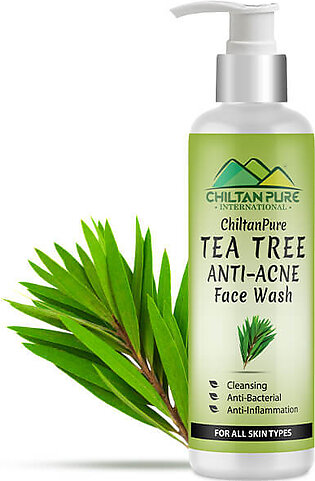 Chiltanpure-tea Tree Anti Acne Face Wash – Prevents Acne Eruptions, Removes Excess Oil, Reduces Blackheads & Whiteheads