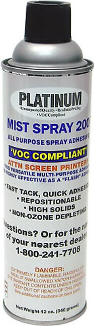 Platinum Spray Adhesive (glue) Made In U.s.a )