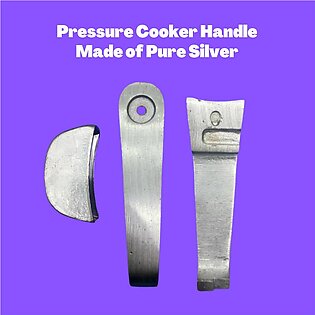 Majestic Pressure Cooker Silver Handle - Made up of Silver - One Set consist of  3 pieces