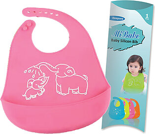 Deepsea Mibabe Waterproof Reusable Colorful Soft Bibs Baby Silica Gel Bib/food Grade Silicone Bib For Babies