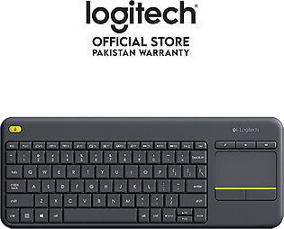 Logitech K400 Plus Wireless Keyboard With Touch Pad For Pc And Tvs