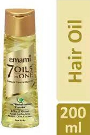 Emami 7 Oils in ONE For Damage Control Hair Oil (India) - 200 ml