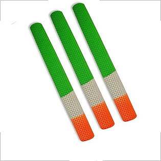 Pack Of 3-cricket Bat Grips & 1 Grip Cone – Multicolor.