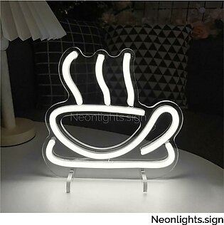 Neon Light Sign Coffee , Neon Sign, Coffee Cup Table Lamp, Led Neon Light For Café Bar ,coffee Store Desk Light, Mini Neon Signs, Home Decor Night Light