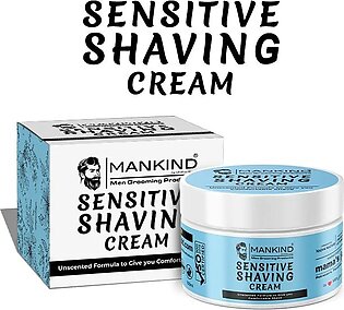 Chiltanpure-sensitive Shaving Cream - Provides Smooth Razor Glide, Soften Facial Hair & Reduce Irritation Post Shaving.