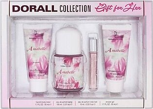 Anabelle Gift Set 4 Pcs Perfume For Women Edt Dorall Collection