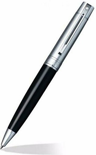 Sheaffer 9314 Chrome Cap/ Glosy Black Ballpoint Pen