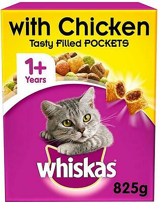Whiskas Dry Cat Food Chicken - 825g
