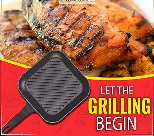Non-stick Die Cast Ceramic Coating Grill Pan 28cm-durable Material Basic Kitchen Accessories