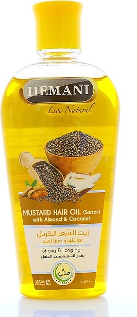 Hemani Hair Oil 200Ml (Mustard)