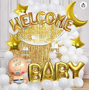 Baby Shower Party Decorations Its A Boy Its A Girl Welcome Baby Boy Blue Balloon Kit It's A Boy Banner Mummy To Be Sash Baby Boy Foil Balloon Gender Reveal Balloon