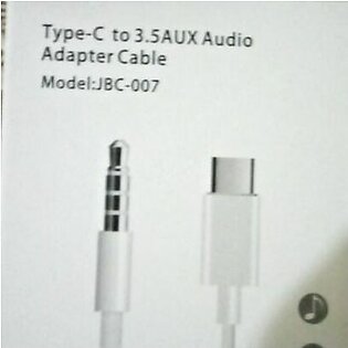 Type C to 3.5 Aux Aduio Cable