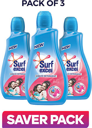 Rs.120 Off On Pack Of 3 Of Surf Excel Liquid Detergent Bottle - 500ml