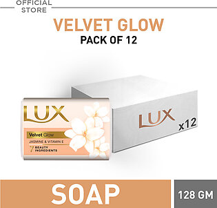 Rs. 230 Off On Pack Of 12 Lux Velvet Glow Soap 128 Gm