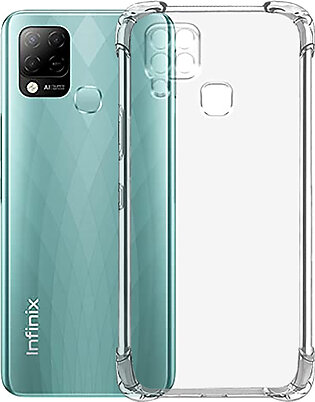Infinix Hot 10s Back Cover Transparent Soft Silicone Crystal Clear Case For Infinix Hot 10s