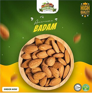 American Badam A 1kg Pack Large Size - High Quality Badaam Giri From Khan Dry Fruit