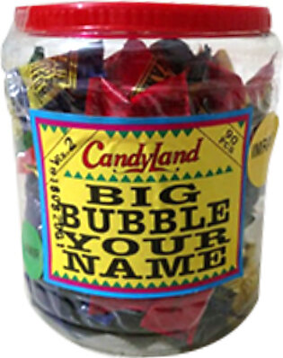 Candyland Big Bubble Your Name (75 Pcs)