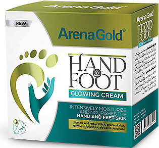 Arena Gold Hand And Foot Cream| Hand And Foot Repairing Cream| Re-hydrates Skin And Heals Damaged Skin| Softens And Smoothens Skin| For All Skin Types| Heals Cracked Heels| Hand And Foot Cream