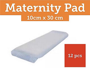 Maternity Sanitary Pad - Extra Wide 10 Cm X 30 Cm - Heavy Flow Sap - 12 , 24 , 36 Pads