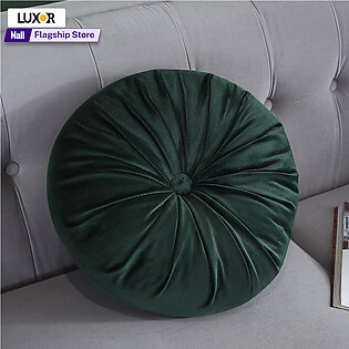 Round Pillow For Home Decor-soft Cushions For Girls-pumpkin Style Plush Cushion