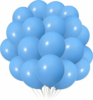 Pack Of 10 Sky Blue Balloons, For Birthday, Events, Party, Decorations, Anniversary