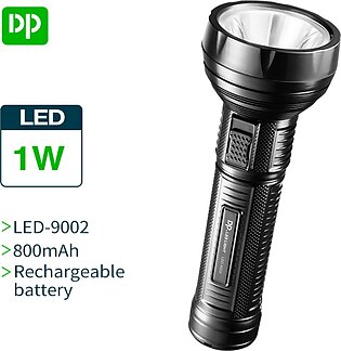Dp Led-9002 Long Range Flashlight Home Outdoor Camping Portable Torch Light Super Bright Rechargeable Led Torch