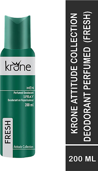 Krone Fresh Perfume Body Spray For Men – 200 ml