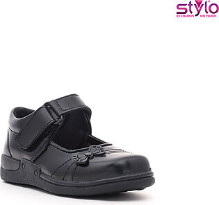 Stylo Girls Black School Shoes Sk0036 Shoes For Girls/ Women