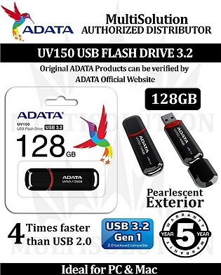 ADATA 128GB USB FLASH DRIVE UV150 BLACK - 5 Years Warranty