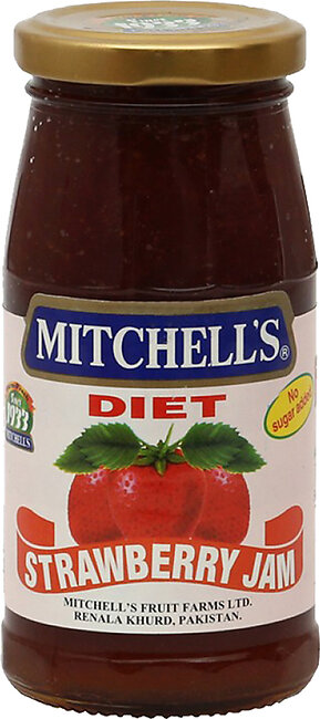 Mitchells Jam Diet Strawberry 325 Grams