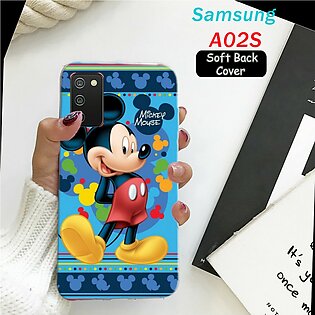 Samsung A02S Back Cover - Mickey Mouse Soft Case Cover
