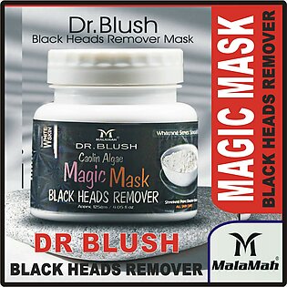 MALAMAH DR BLUSH CAOLIN ALGAE MAGIC MASK FOR BLACK HEADS REMOVING AND IMPROVE FACE FRESHNESS, SHRINKING PORES DEEPLY CLEEN 125G