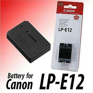 Canon Battery Pack Lp-e12 For Mirrorless Eos M2, Eos M10, Eos M50, Eos M100 And Dslr Eos Rebel Sl1, 100d, Cameras