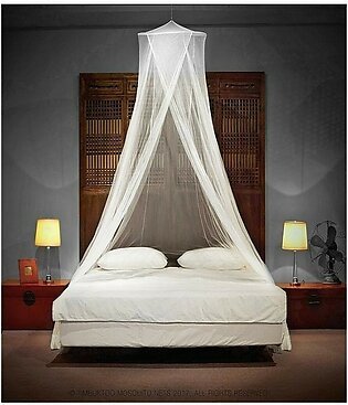 Mosquito Net Bed-white