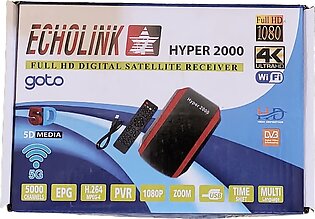 Echolink Hyper 2000 Full Hd Digital Satellite Receiver Dish Antenna Tv Channel Box