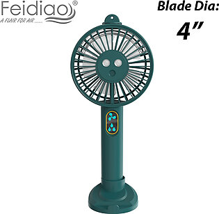 FEIDIAO Mini Misting Hand Fan 1200MAh Rechargeable Fan