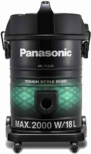 Panasonic 1 - 2000w Large 18l Dust Capacity Canister Vacuum Cleaner Mc-yl633