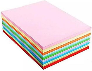 Color Paper - 100 Sheets - Multi Color - A4 Size