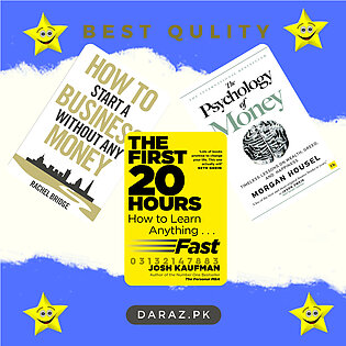 How To Start A Business Without Any Money / The First 20 Hours / The Psychology Of Money ( Combo Deal )