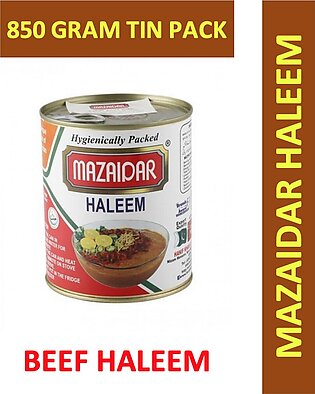 Mazaidar Beef Haleem 850 Grm Tin Pack