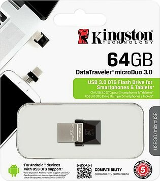 64gb Otg Usb Flash Drive Datatranverler 2.0 (1 Year Warranty)