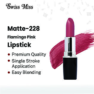Swiss Miss Lipstick Flamingo Pink (matte-228)
