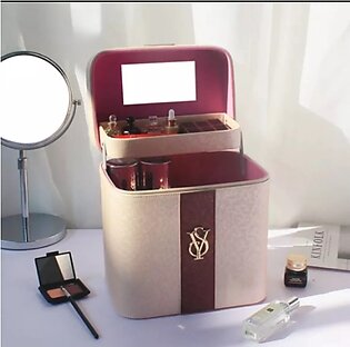 Cosmetic storage kit box makeup and jewelery etc