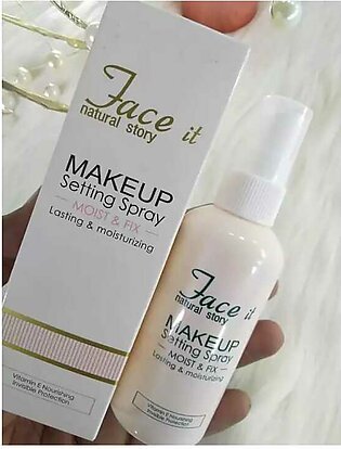 Makeup Fixer Setting Spray For Women Lasting & Moisturizing 60ml (face It)