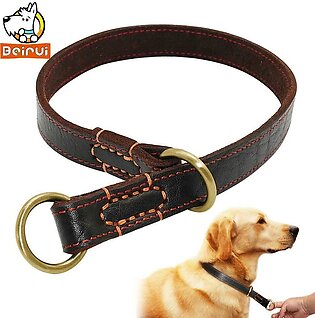 Auto Adjust Dog Collar - Leather