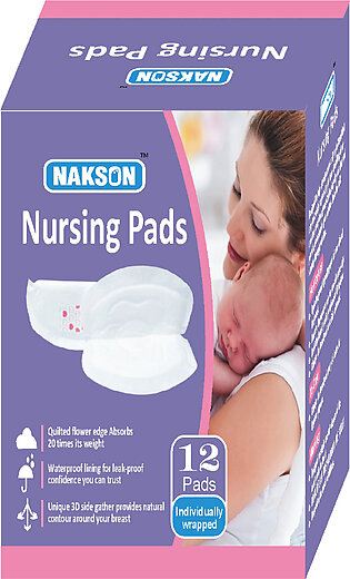 Nakson Nursing Pads 24 Pads Breast Feeding Pad For Moms