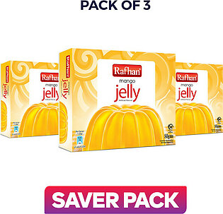 Rs.25 Off On Pack Of 3 Of Rafhan Dessert Mango Jelly - 80g